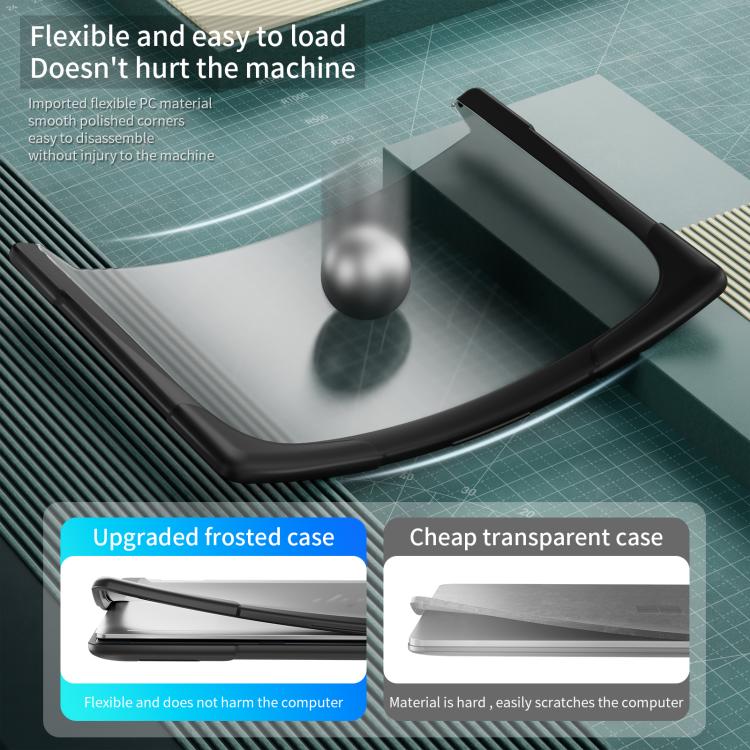 For HP ENVY X360-14 2024 TPU + PC Two-color Anti-fall Laptop Protective Case(Black) - Other by buy2fix | Online Shopping UK | buy2fix