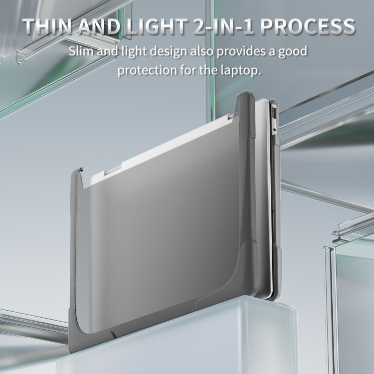 For HP ENVY X360-14 2024 TPU + PC Two-color Anti-fall Laptop Protective Case(Grey) - Other by buy2fix | Online Shopping UK | buy2fix