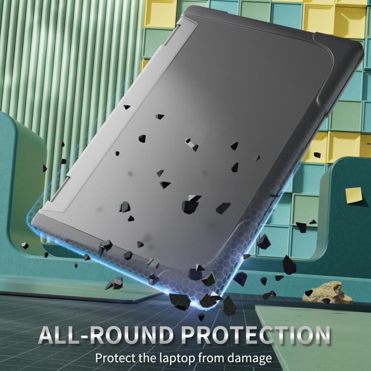 For HP ENVY X360-14 2024 TPU + PC Two-color Anti-fall Laptop Protective Case(Grey) - Other by buy2fix | Online Shopping UK | buy2fix