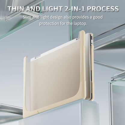 For HP ENVY X360-14 2024 TPU + PC Two-color Anti-fall Laptop Protective Case(Khaki) - Other by buy2fix | Online Shopping UK | buy2fix