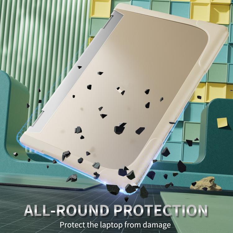 For HP ENVY X360-14 2024 TPU + PC Two-color Anti-fall Laptop Protective Case(Khaki) - Other by buy2fix | Online Shopping UK | buy2fix