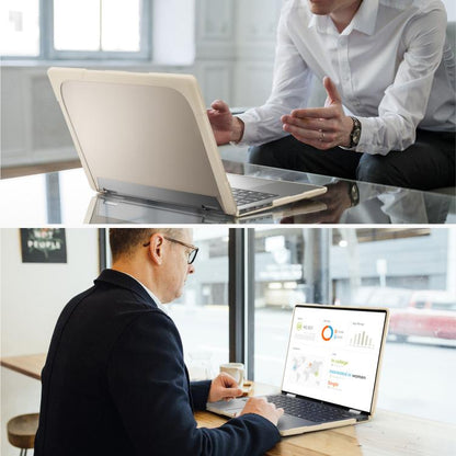 For HP ENVY X360-14 2024 TPU + PC Two-color Anti-fall Laptop Protective Case(Khaki) - Other by buy2fix | Online Shopping UK | buy2fix