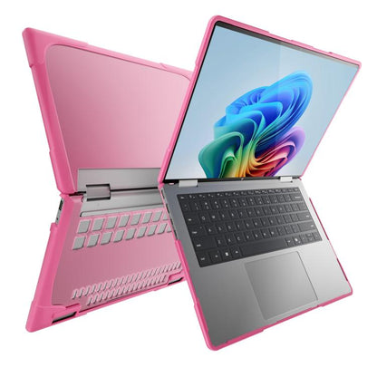 For HP ENVY X360-14 2024 TPU + PC Two-color Anti-fall Laptop Protective Case(Rose Red) - Other by buy2fix | Online Shopping UK | buy2fix