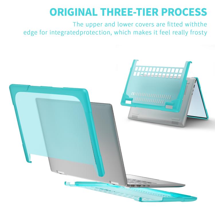 For HP ENVY X360-14 2024 TPU + PC Two-color Anti-fall Laptop Protective Case(Light Blue) - Other by buy2fix | Online Shopping UK | buy2fix