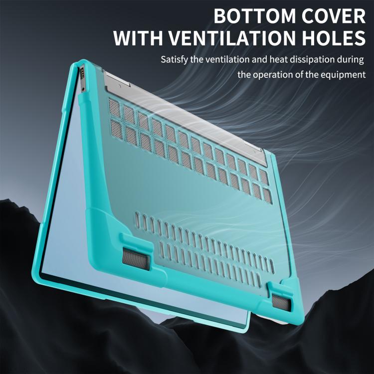 For HP ENVY X360-14 2024 TPU + PC Two-color Anti-fall Laptop Protective Case(Light Blue) - Other by buy2fix | Online Shopping UK | buy2fix