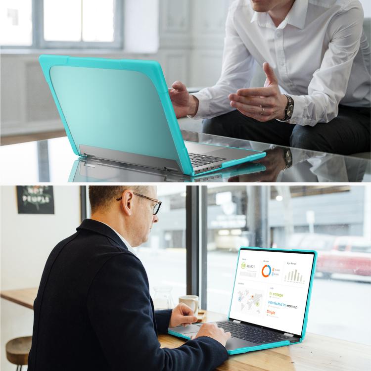 For HP ENVY X360-14 2024 TPU + PC Two-color Anti-fall Laptop Protective Case(Light Blue) - Other by buy2fix | Online Shopping UK | buy2fix