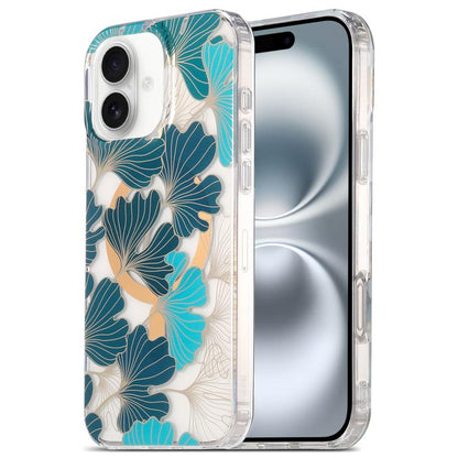 For iPhone 17 Dual-side Laminating IMD MagSafe Phone Case(Leaves) - iPhone 17 Cases by buy2fix | Online Shopping UK | buy2fix