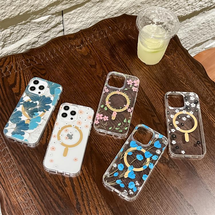 For iPhone 17 Dual-side Laminating IMD MagSafe Phone Case(Leaves) - iPhone 17 Cases by buy2fix | Online Shopping UK | buy2fix