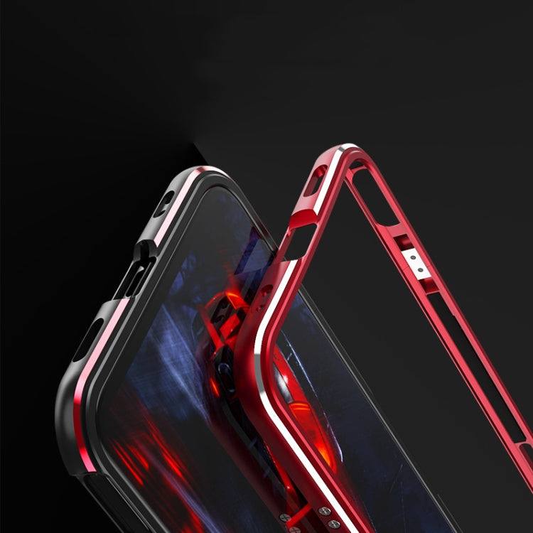 For ZTE Nubia Red Magic 5G Aluminum Alloy Shockproof Protective Bumper Frame(Black) - ZTE Cases by buy2fix | Online Shopping UK | buy2fix