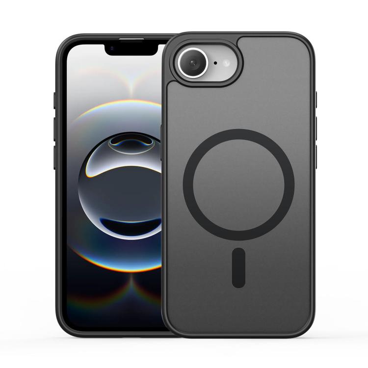 For iPhone 16e DUX DUCIS Yind Series MagSafe TPU Hybrid PC Phone Case(Black) - iPhone 16e Cases by DUX DUCIS | Online Shopping UK | buy2fix