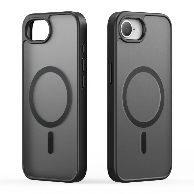 For iPhone 16e DUX DUCIS Yind Series MagSafe TPU Hybrid PC Phone Case(Black) - iPhone 16e Cases by DUX DUCIS | Online Shopping UK | buy2fix