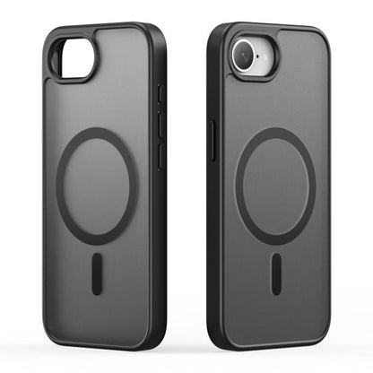 For iPhone 16e DUX DUCIS Yind Series MagSafe TPU Hybrid PC Phone Case(Black) - iPhone 16e Cases by DUX DUCIS | Online Shopping UK | buy2fix