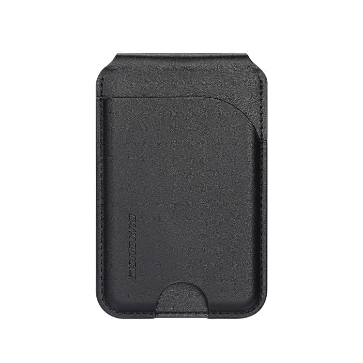 DUX DUCIS Neva Series MagSafe Magnetic Holder Card Bag(Black) - Adhesive Card Holders by DUX DUCIS | Online Shopping UK | buy2fix