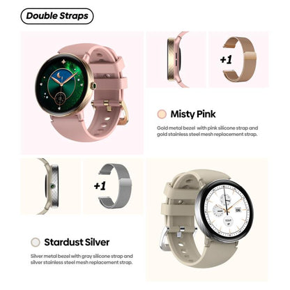 Zeblaze Lily 2 1.2 inch Screen Haute & Healthy Lady Smart Watch(Stardust Silver) - Smart Watches by Zeblaze | Online Shopping UK | buy2fix
