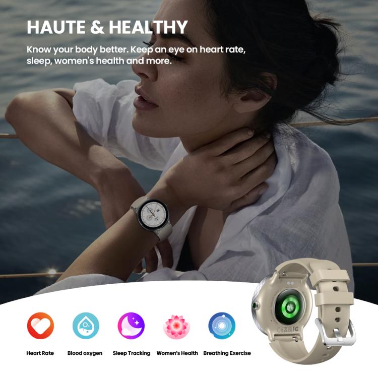 Zeblaze Lily 2 1.2 inch Screen Haute & Healthy Lady Smart Watch(Stardust Silver) - Smart Watches by Zeblaze | Online Shopping UK | buy2fix
