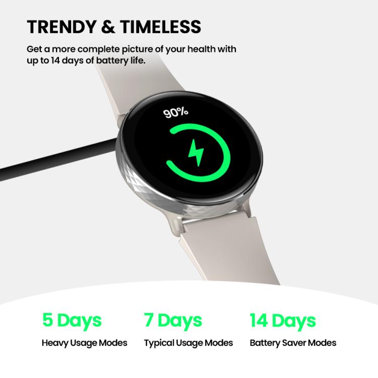 Zeblaze Lily 2 1.2 inch Screen Haute & Healthy Lady Smart Watch(Stardust Silver) - Smart Watches by Zeblaze | Online Shopping UK | buy2fix