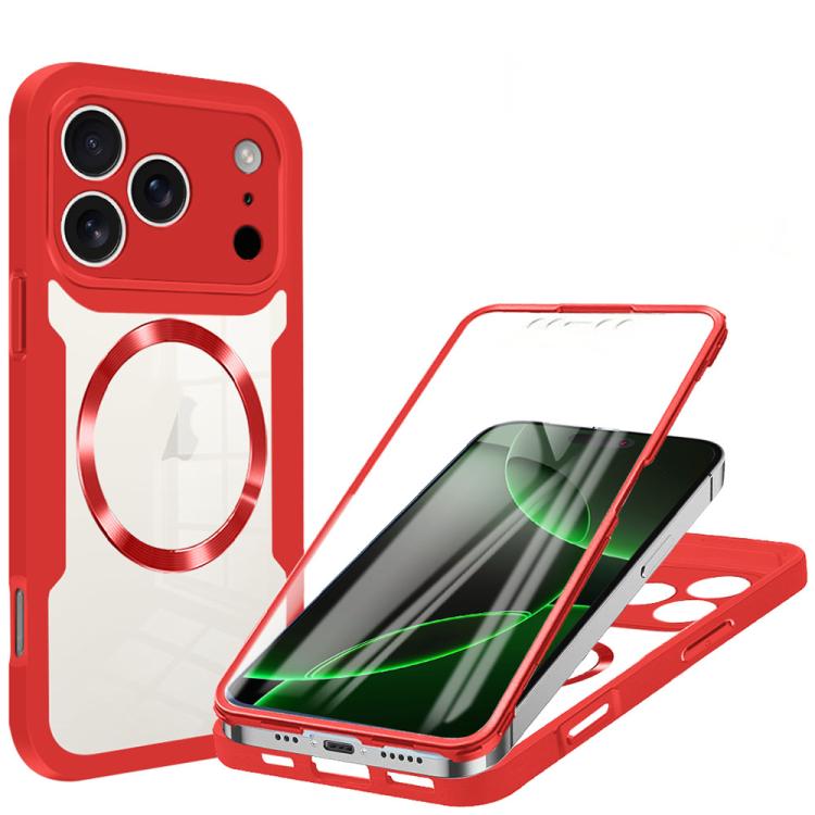 For iPhone 17 Pro Max CD Texture MagSafe Phone Case(Red) - iPhone 17 Pro Max Cases by buy2fix | Online Shopping UK | buy2fix
