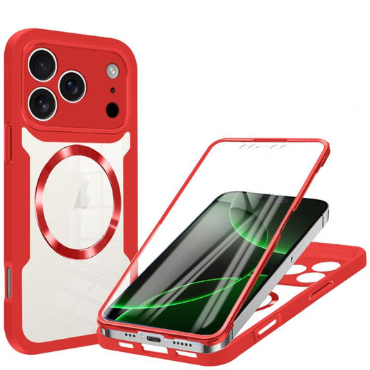 For iPhone 17 Pro Max CD Texture MagSafe Phone Case(Red) - iPhone 17 Pro Max Cases by buy2fix | Online Shopping UK | buy2fix