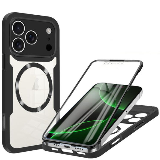 For iPhone 17 Pro CD Texture MagSafe Phone Case(Black) - iPhone 17 Pro Cases by buy2fix | Online Shopping UK | buy2fix