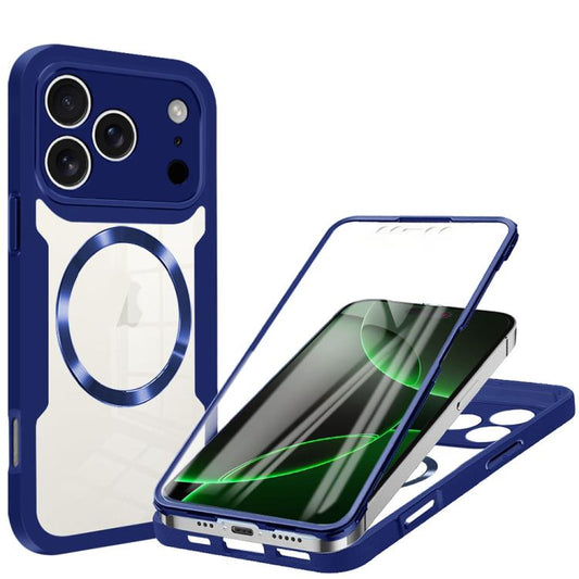 For iPhone 17 Pro CD Texture MagSafe Phone Case(Blue) - iPhone 17 Pro Cases by buy2fix | Online Shopping UK | buy2fix