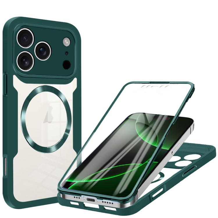 For iPhone 17 Pro CD Texture MagSafe Phone Case(Green) - iPhone 17 Pro Cases by buy2fix | Online Shopping UK | buy2fix