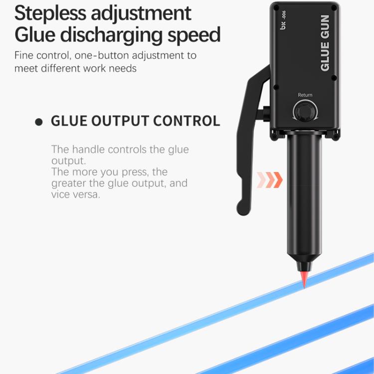 TBK BK-006 Rechargeable Electric Glue Gun Applicable to All Fluid Glues - Repair Glue Series by TBK | Online Shopping UK | buy2fix