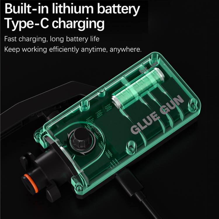 TBK BK-006 Rechargeable Electric Glue Gun Applicable to All Fluid Glues - Repair Glue Series by TBK | Online Shopping UK | buy2fix