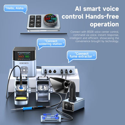 AiXun T400 320W Smart Soldering Workstation, Plug:UK Plug - Soldering Iron Set by buy2fix | Online Shopping UK | buy2fix