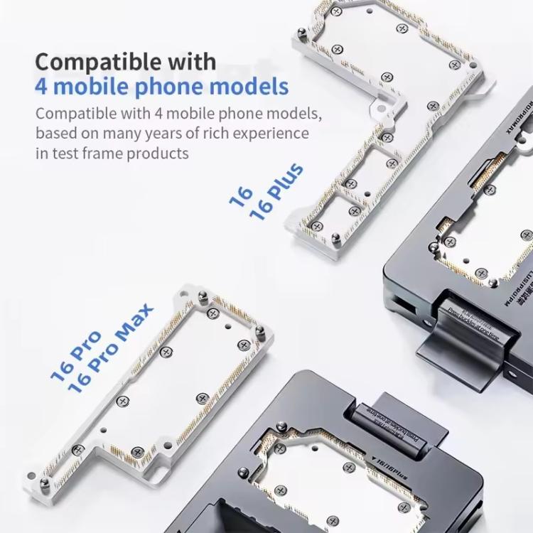Qianli iSocket 16 Series 4 in 1 Motherboard Layered Test Fixture for iPhone 16 Series - Repair Fixture by QIANLI | Online Shopping UK | buy2fix