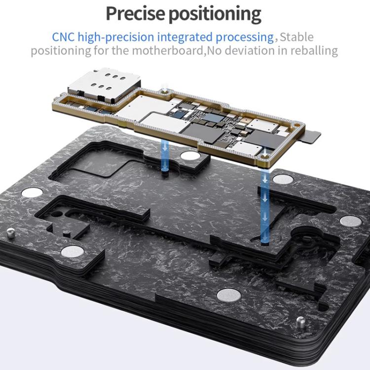 Qianli 4 in 1 Magnetic Middle Layer BGA Reballing Platform for iPhone 16 Series - Repair Platform by QIANLI | Online Shopping UK | buy2fix