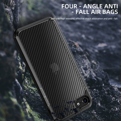 For iPhone 8 Plus / 7 Plus iPAKY Pioneer Series Carbon Fiber Texture Shockproof TPU + PC Case(Black) - More iPhone Cases by iPAKY | Online Shopping UK | buy2fix