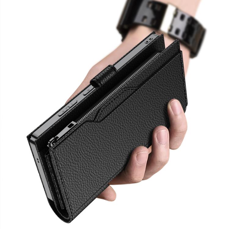 For Samsung Galaxy S25 Ultra 5G GKK Plating Wallet Leather Phone Case(Titanium Gray) - Galaxy S25 Ultra 5G Cases by GKK | Online Shopping UK | buy2fix