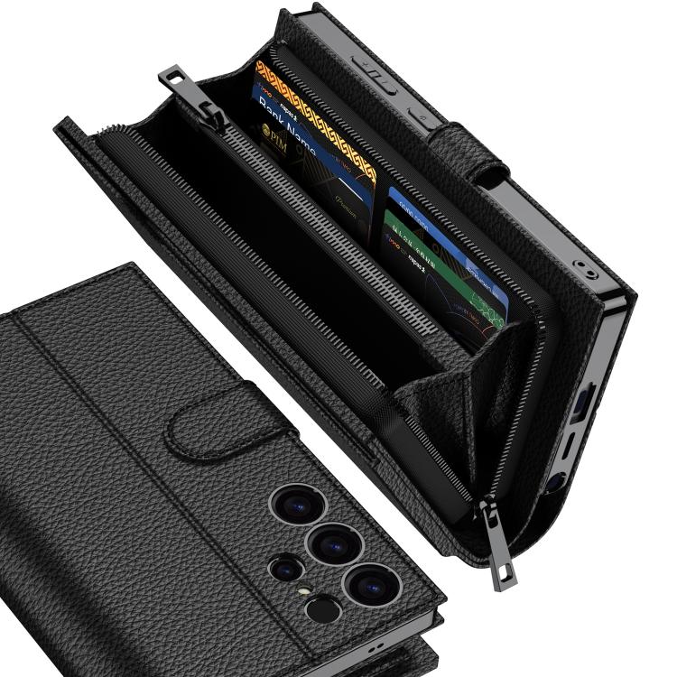 For Samsung Galaxy S24 Ultra 5G GKK Plating Wallet Leather Phone Case(Titanium Gray) - Galaxy S24 Ultra 5G Cases by GKK | Online Shopping UK | buy2fix