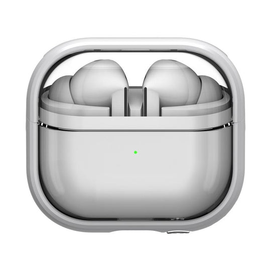 For Samsung Galaxy Buds 3 / 3 Pro TPU Hybrid PC Case with Holder(Tansparent)