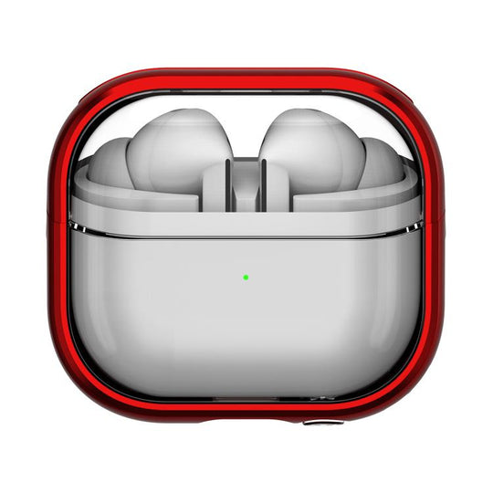 For Samsung Galaxy Buds 3 / 3 Pro TPU Hybrid PC Case with Holder(Red)