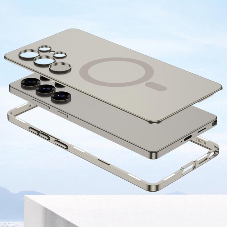 For Samsung Galaxy S25 Ultra 5G GKK MagSafe Full Coverage Phone Case(Titanium Gray) - Galaxy S25 Ultra 5G Cases by GKK | Online Shopping UK | buy2fix