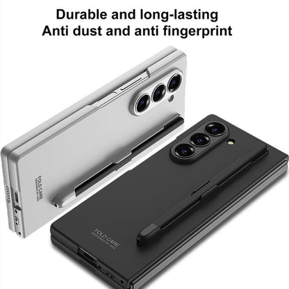 For Samsung Galaxy Z Fold6 GKK Integrated Ultra-thin PC Phone Case with Pen Slots, No Include Pen(Silver) - Galaxy Z Fold6 5G Cases by GKK | Online Shopping UK | buy2fix