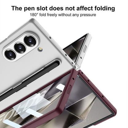 For Samsung Galaxy Z Fold6 GKK Integrated Ultra-thin PC Phone Case with Pen Slots, No Include Pen(Black) - Galaxy Z Fold6 5G Cases by GKK | Online Shopping UK | buy2fix