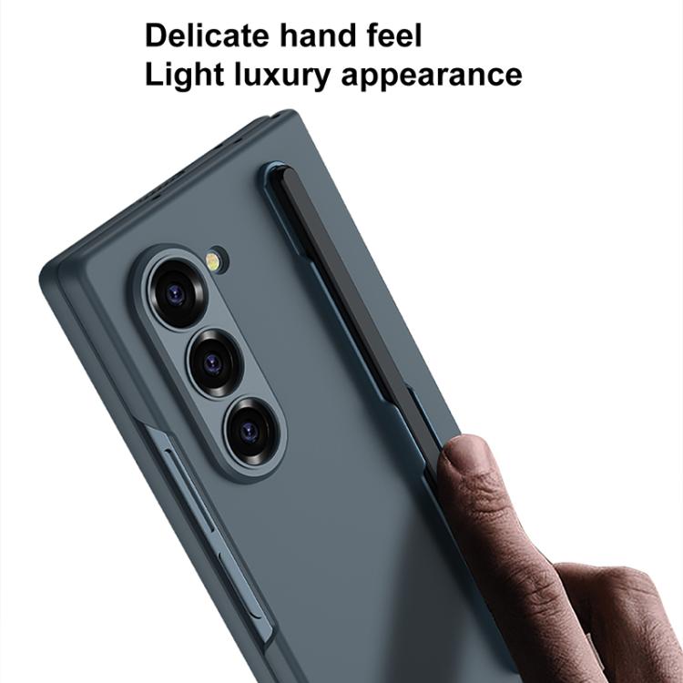 For Samsung Galaxy Z Fold6 GKK Integrated Ultra-thin PC Phone Case with Pen Slots, No Include Pen(Black) - Galaxy Z Fold6 5G Cases by GKK | Online Shopping UK | buy2fix