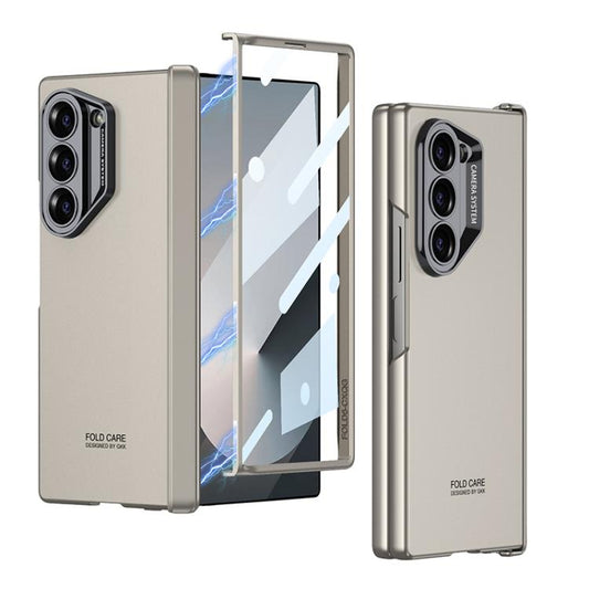 For Samsung Galaxy Z Fold6 GKK Integrated Magnetic Folding Hinge All-inclusive Explorer Phone Case(Titanium Gray) - Galaxy Z Fold6 5G Cases by GKK | Online Shopping UK | buy2fix