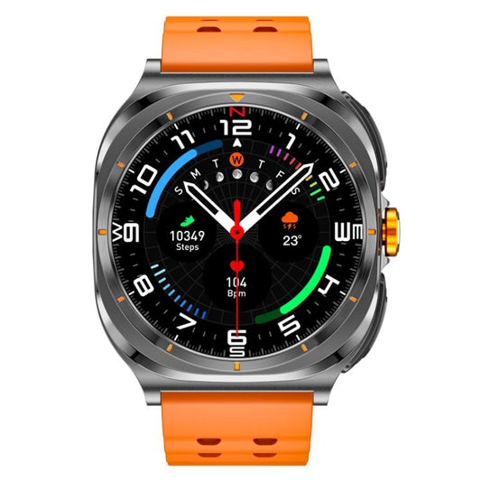 GT98 1.53 inch 2 in 1 Bluetooth Headphone IP67 Waterproof Smart Watch Supports Blood Oxygen Monitoring(Black Orange) - Smart Watches by buy2fix | Online Shopping UK | buy2fix