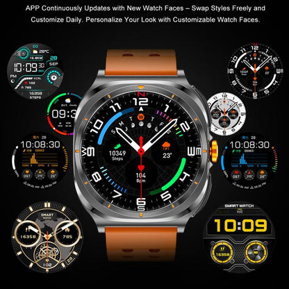 GT98 1.53 inch 2 in 1 Bluetooth Headphone IP67 Waterproof Smart Watch Supports Blood Oxygen Monitoring(Silver Orange) - Smart Watches by buy2fix | Online Shopping UK | buy2fix