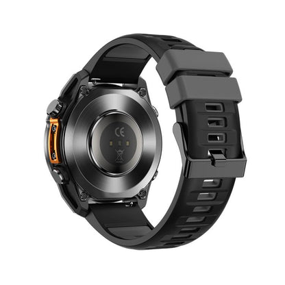 HD300 1.43 inch AMOLED Screen Silicone Strap Sports Smart Watch Supports Blood Oxygen Detection(Black) - Smart Watches by buy2fix | Online Shopping UK | buy2fix