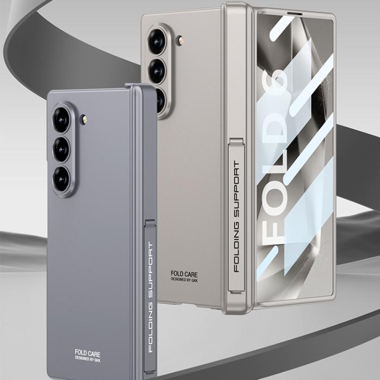 For Samsung Galaxy Z Fold6 GKK Integrated Magnetic Folding Hinge All-inclusive Phone Case(Titanium Gray) - Galaxy Z Fold6 5G Cases by GKK | Online Shopping UK | buy2fix