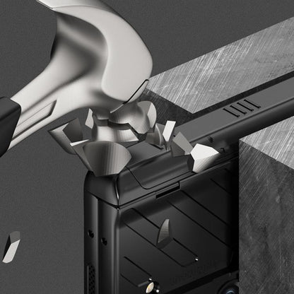 For Samsung Galaxy Z Fold6 GKK Integrated Magnetic Armor Flip Phone Case With Pen Box(Titanium Grey) - Galaxy Z Fold6 5G Cases by GKK | Online Shopping UK | buy2fix