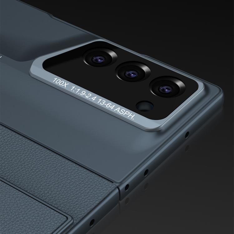 For Samsung Galaxy Z Fold6 GKK Integrated Blade Flip PU Phone Case(Carbon Fiber) - Galaxy Z Fold6 5G Cases by GKK | Online Shopping UK | buy2fix