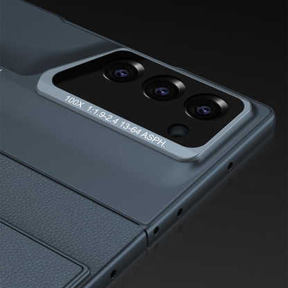 For Samsung Galaxy Z Fold6 GKK Integrated Blade Flip PU Phone Case(Carbon Fiber) - Galaxy Z Fold6 5G Cases by GKK | Online Shopping UK | buy2fix