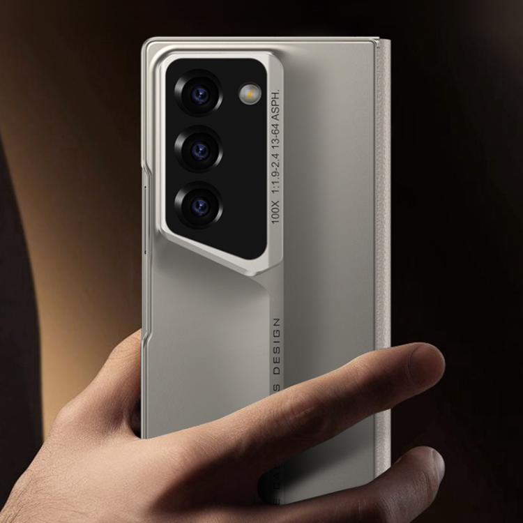 For Samsung Galaxy Z Fold6 GKK Integrated Blade Flip PU Phone Case(Carbon Fiber) - Galaxy Z Fold6 5G Cases by GKK | Online Shopping UK | buy2fix