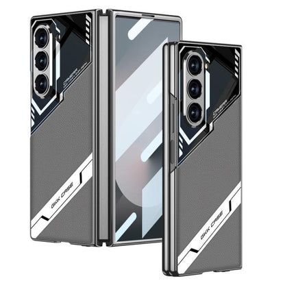 For Samsung Galaxy Z Fold6 GKK Integrated Esports Leather Shockproof Phone Case(Mountain Gray) - Galaxy Z Fold6 5G Cases by GKK | Online Shopping UK | buy2fix
