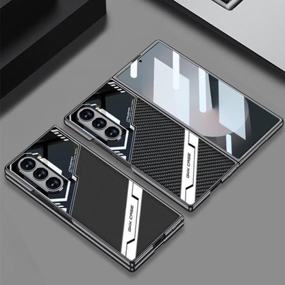 For Samsung Galaxy Z Fold6 GKK Integrated Esports Leather Shockproof Phone Case(Mountain Gray) - Galaxy Z Fold6 5G Cases by GKK | Online Shopping UK | buy2fix